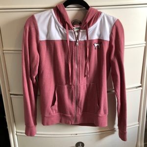 PINK zip up hoodie